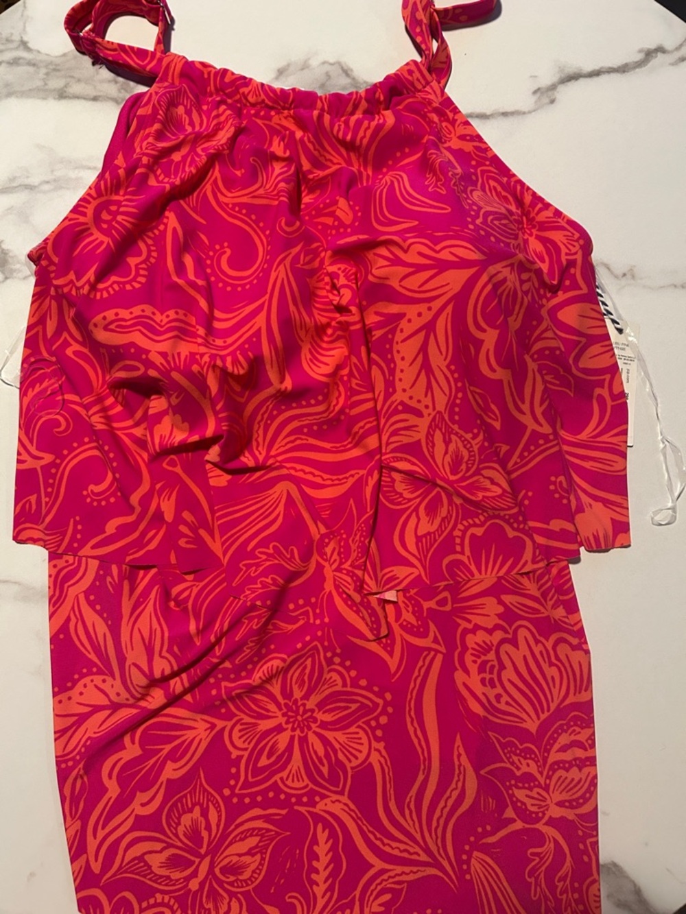 Sonnet Shores Pink & Orange Floral Women’s Swim Coverup